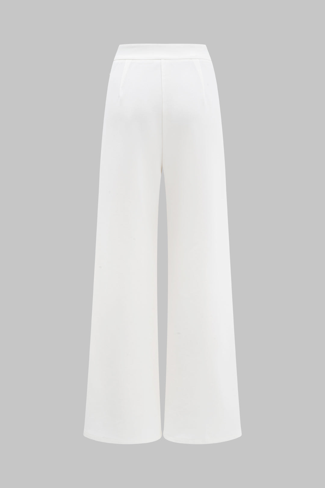 Stitching Bodysuit And Wide Leg Trousers Set
