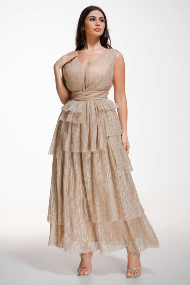 Asymmetric Blingy Dress
