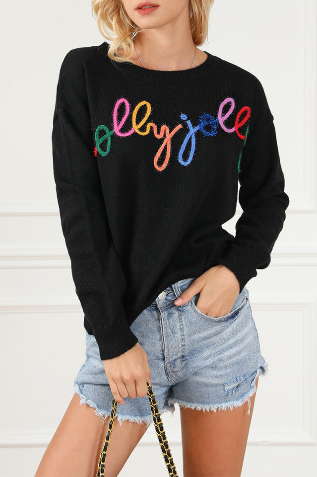 Holly Jolly Tinsel Sweater