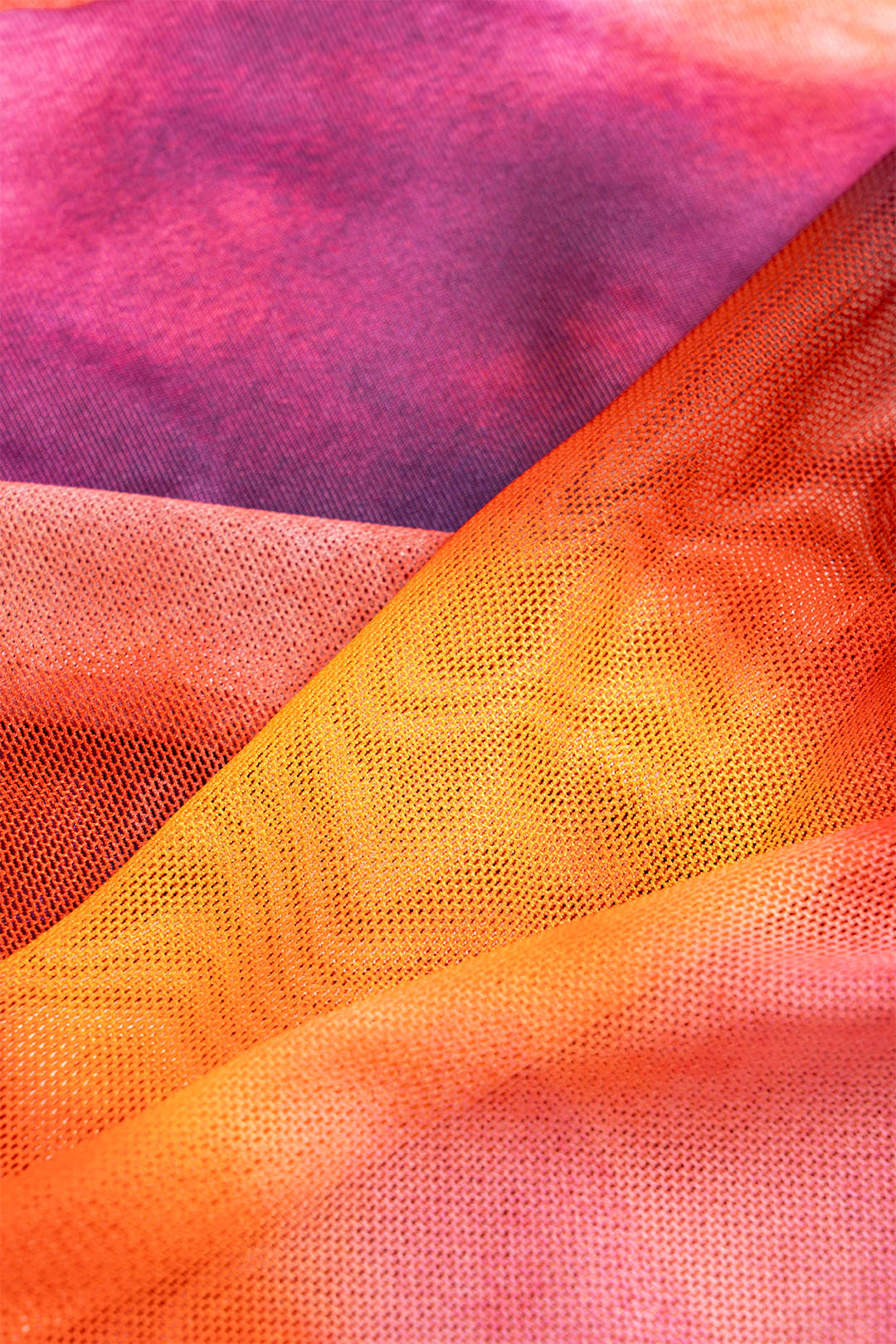 Watercolor Print Ruched Skirt