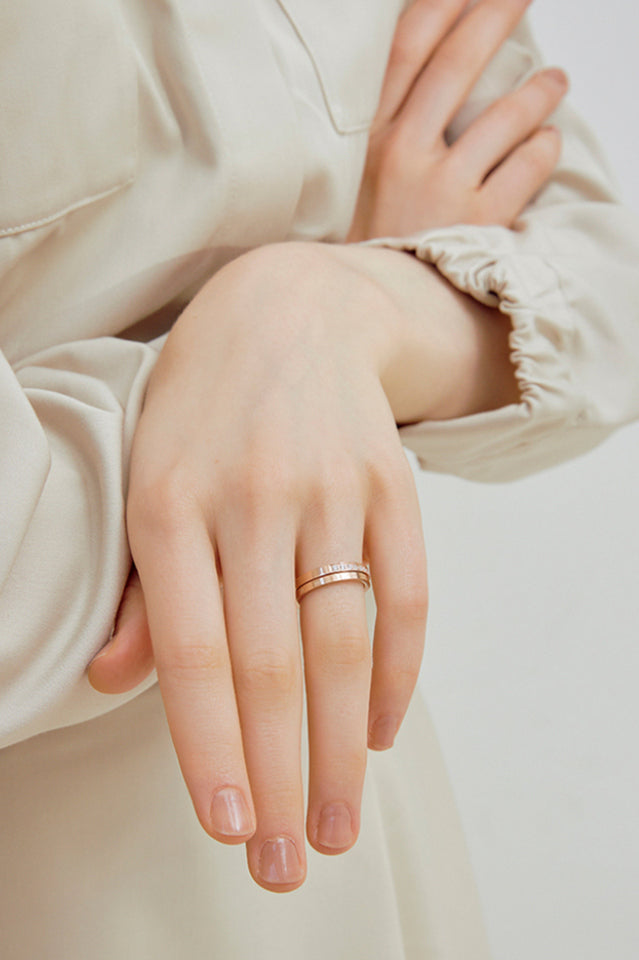 2PCS Roman Numeral Rings