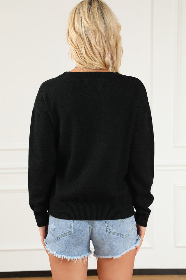 Holly Jolly Tinsel Sweater