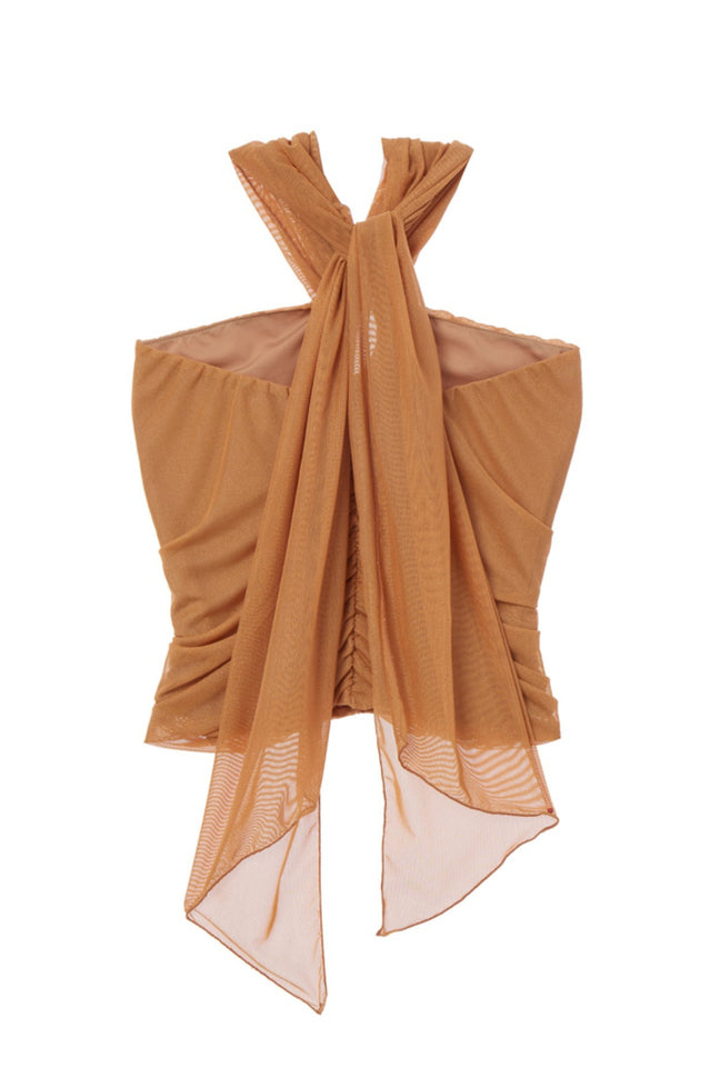 Gray Ruched Camisole