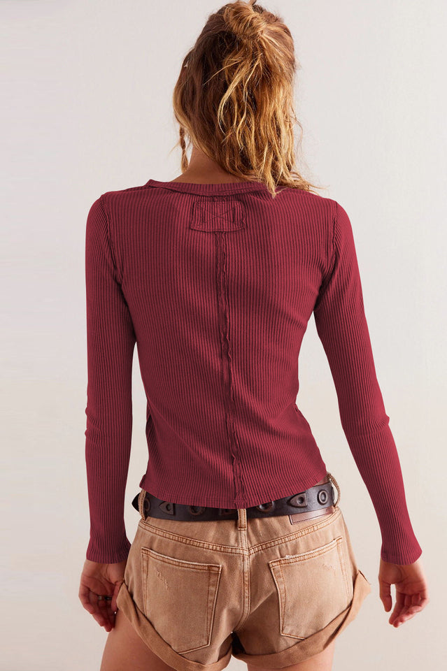 Ainoa Bordeaux Cardigan