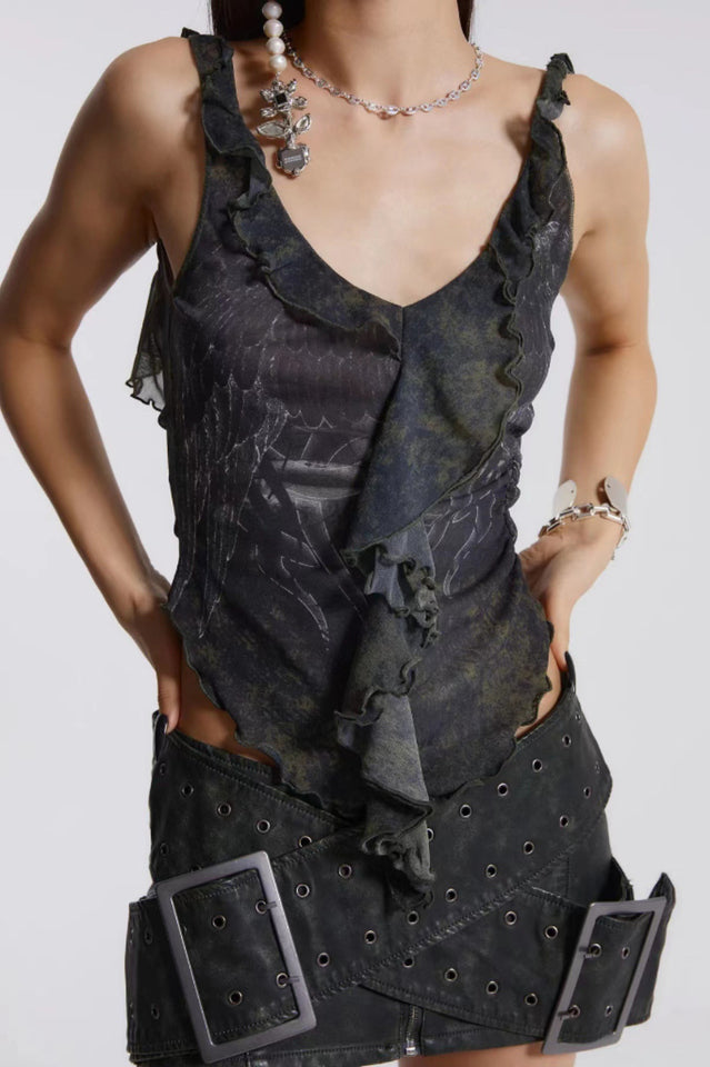 Denim Assassin Micro Mini Skirt