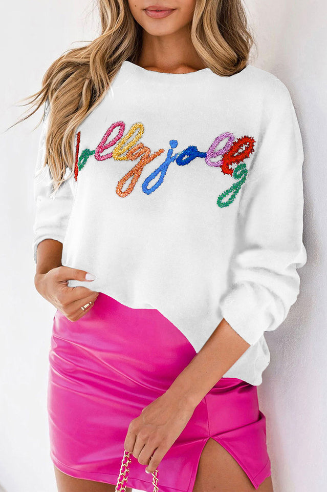 Holly Jolly Tinsel Sweater