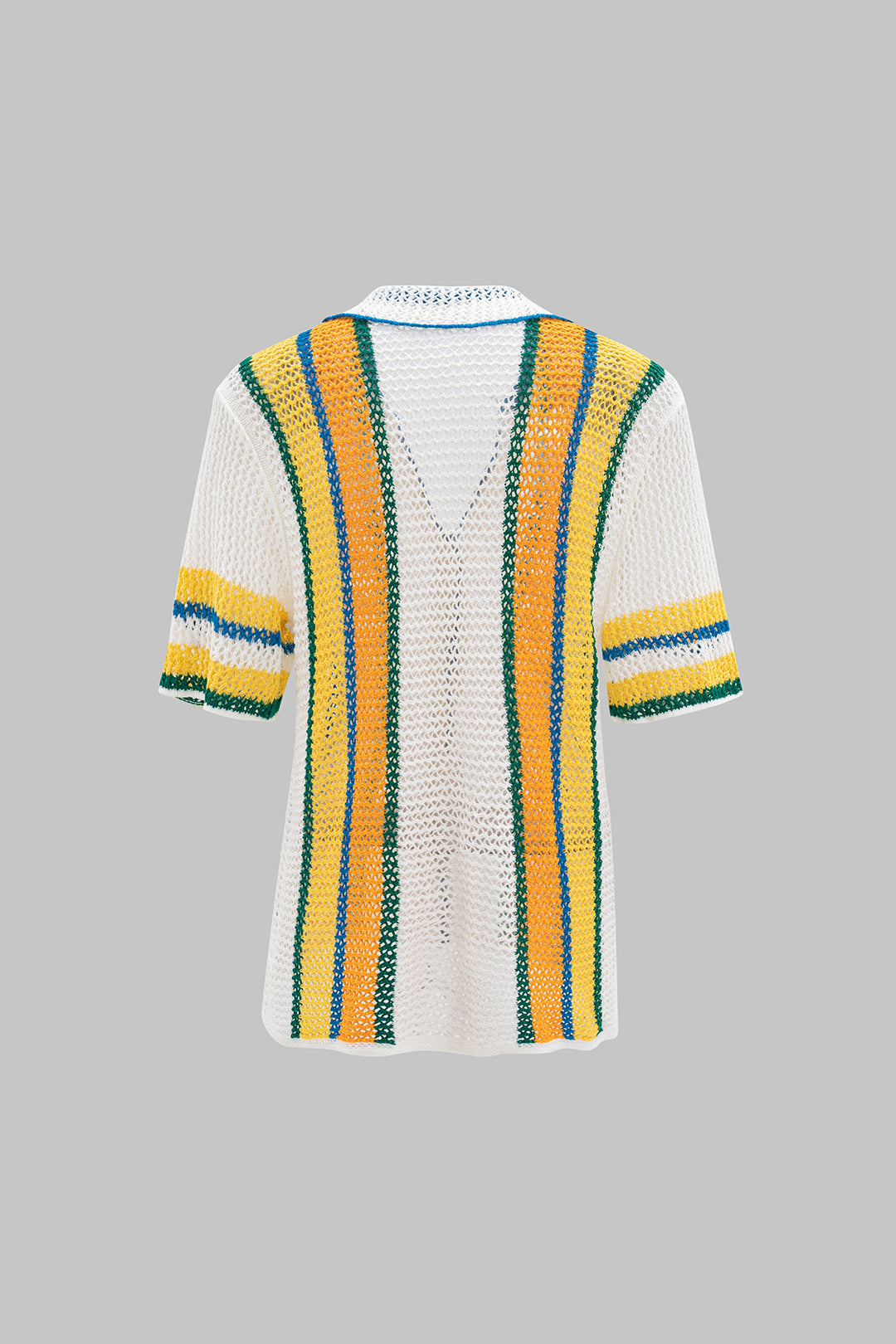 Knit V-Neck Top And Shorts Set