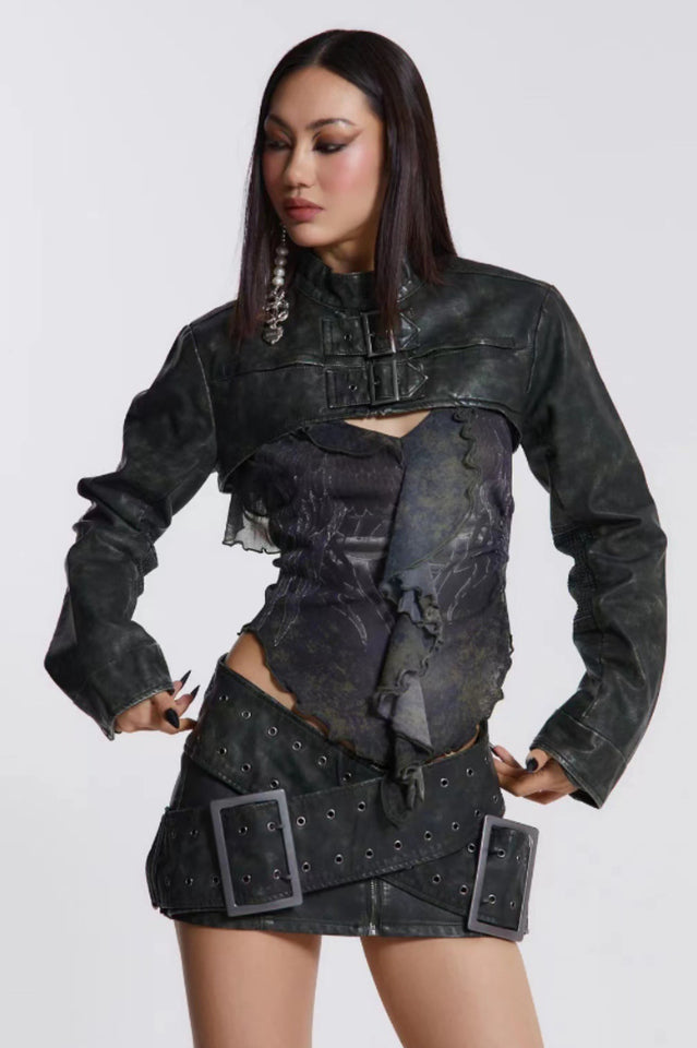 Denim Assassin Micro Mini Skirt