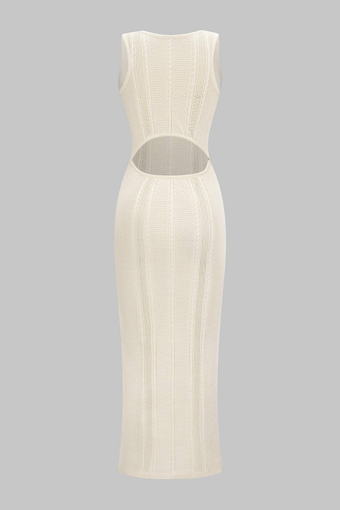 Knit Cut Out Sleeveless Dress