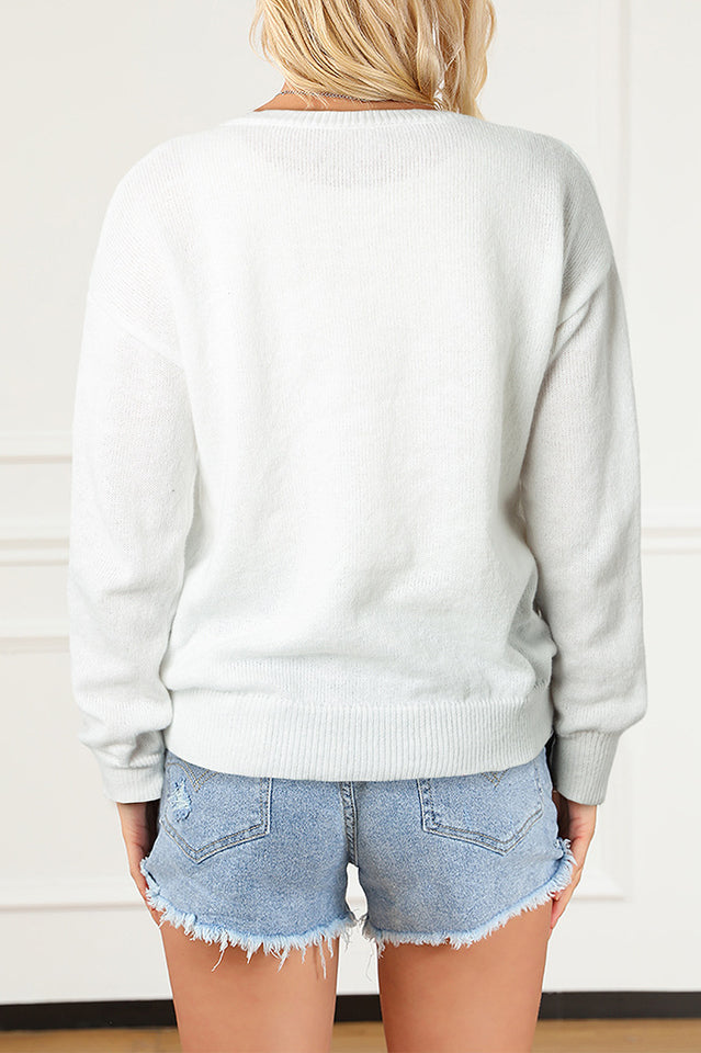 Holly Jolly Tinsel Sweater