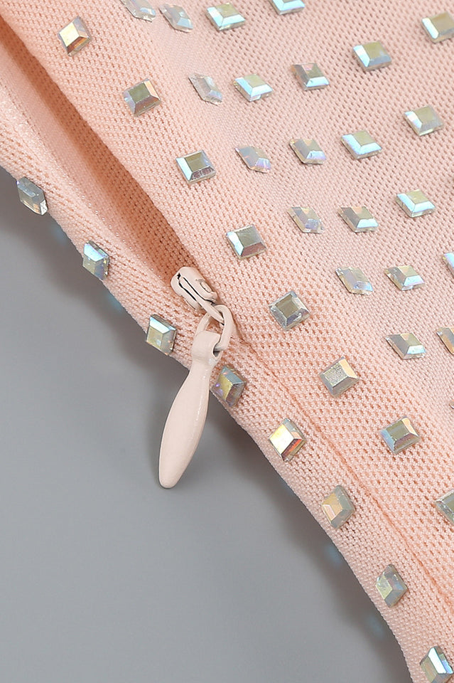 Crystal Nude Dress