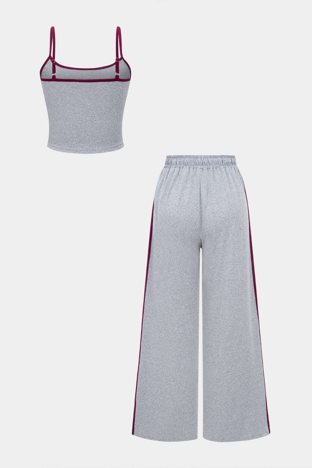 Contrast Cami Top And Trousers Set