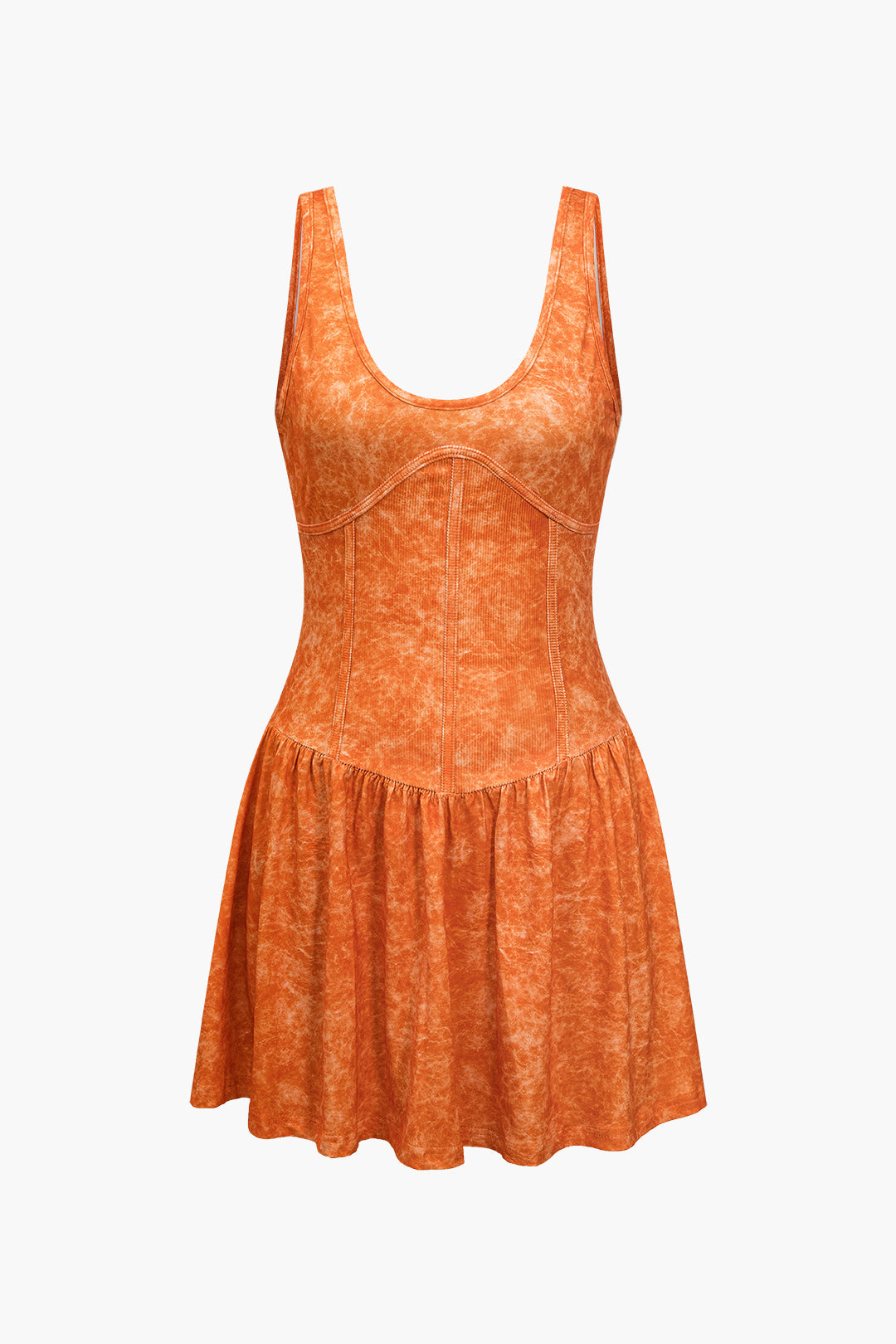 Tie Dye Print Tank Mini Dress