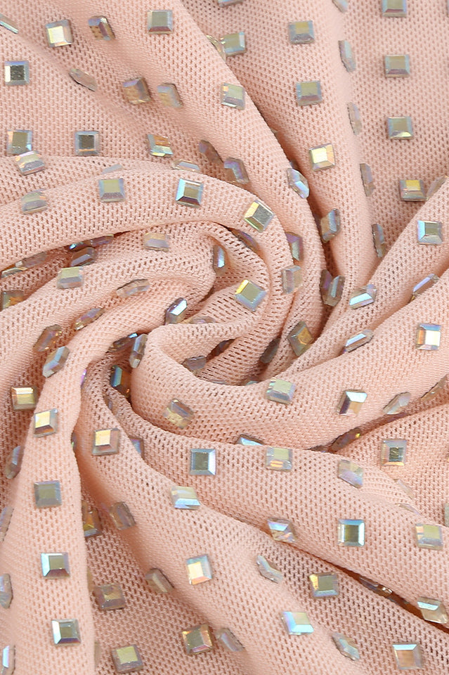 Crystal Nude Dress