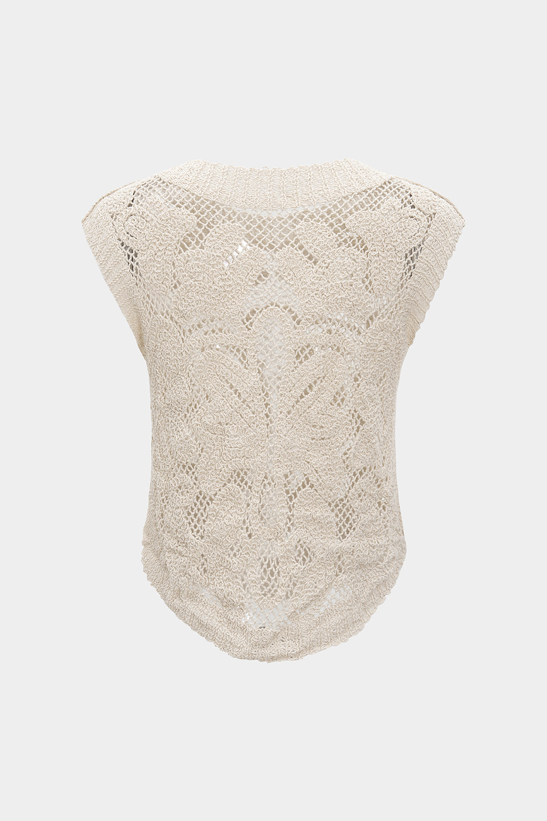 Knit Cut Out Sleeveless Tank Top