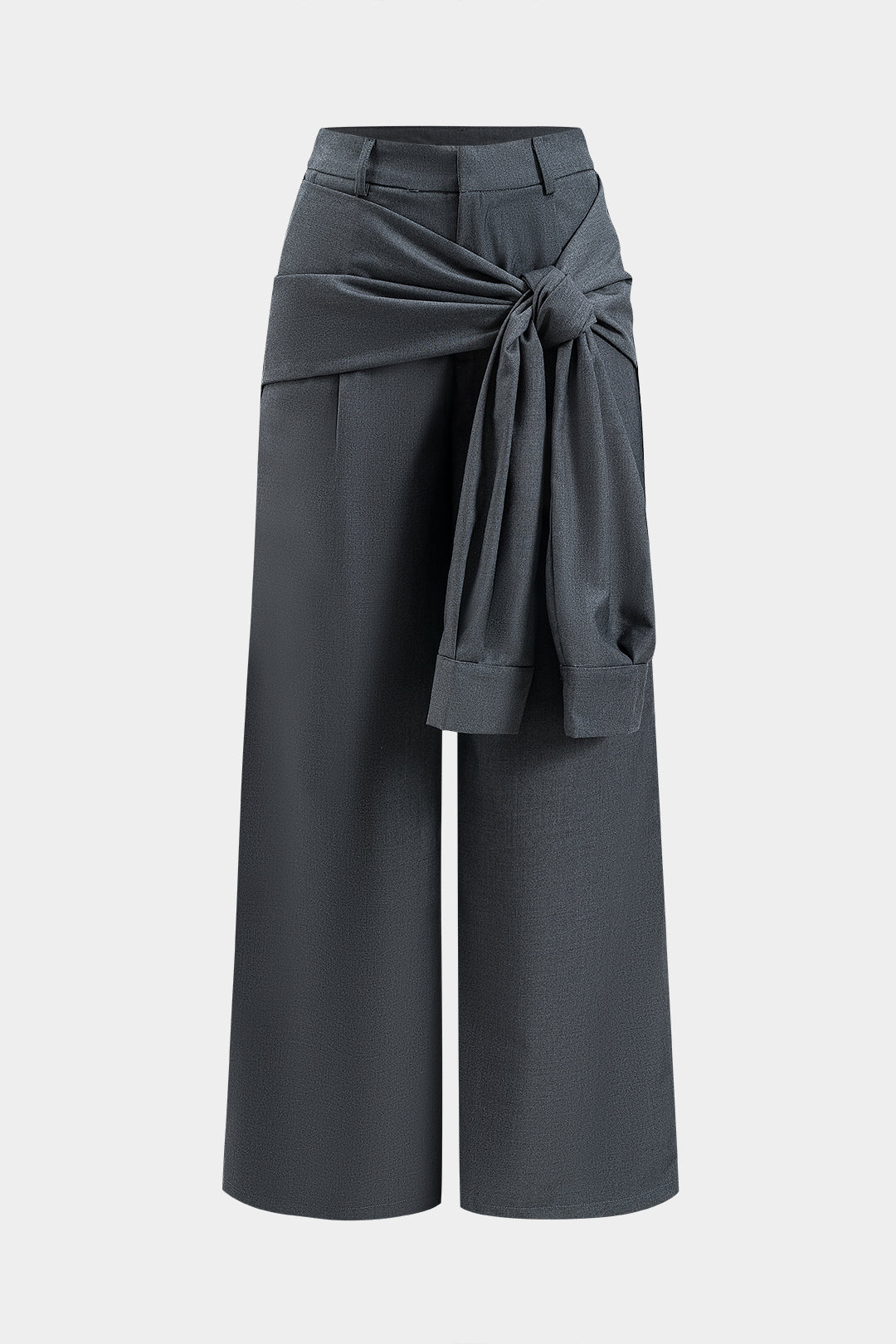 Ruched Strappy Wide Leg Trousers