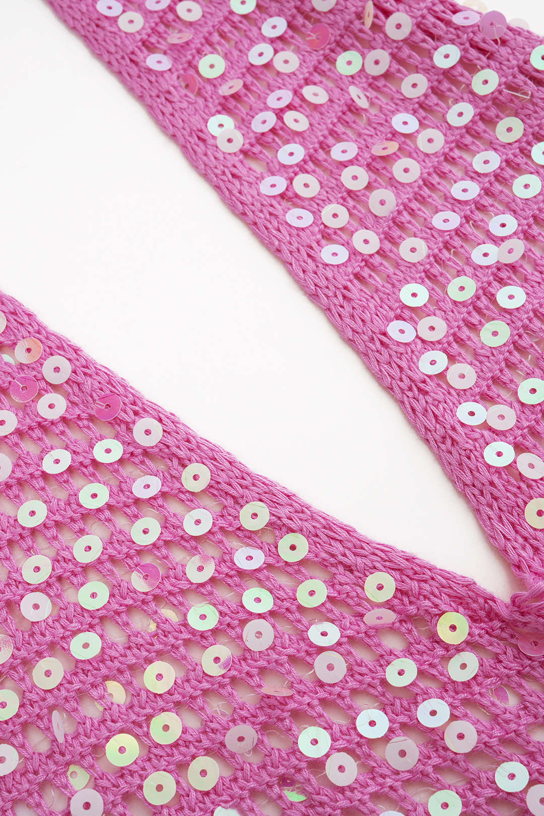 Knit Hollow Out Tank Top And Skirt Set