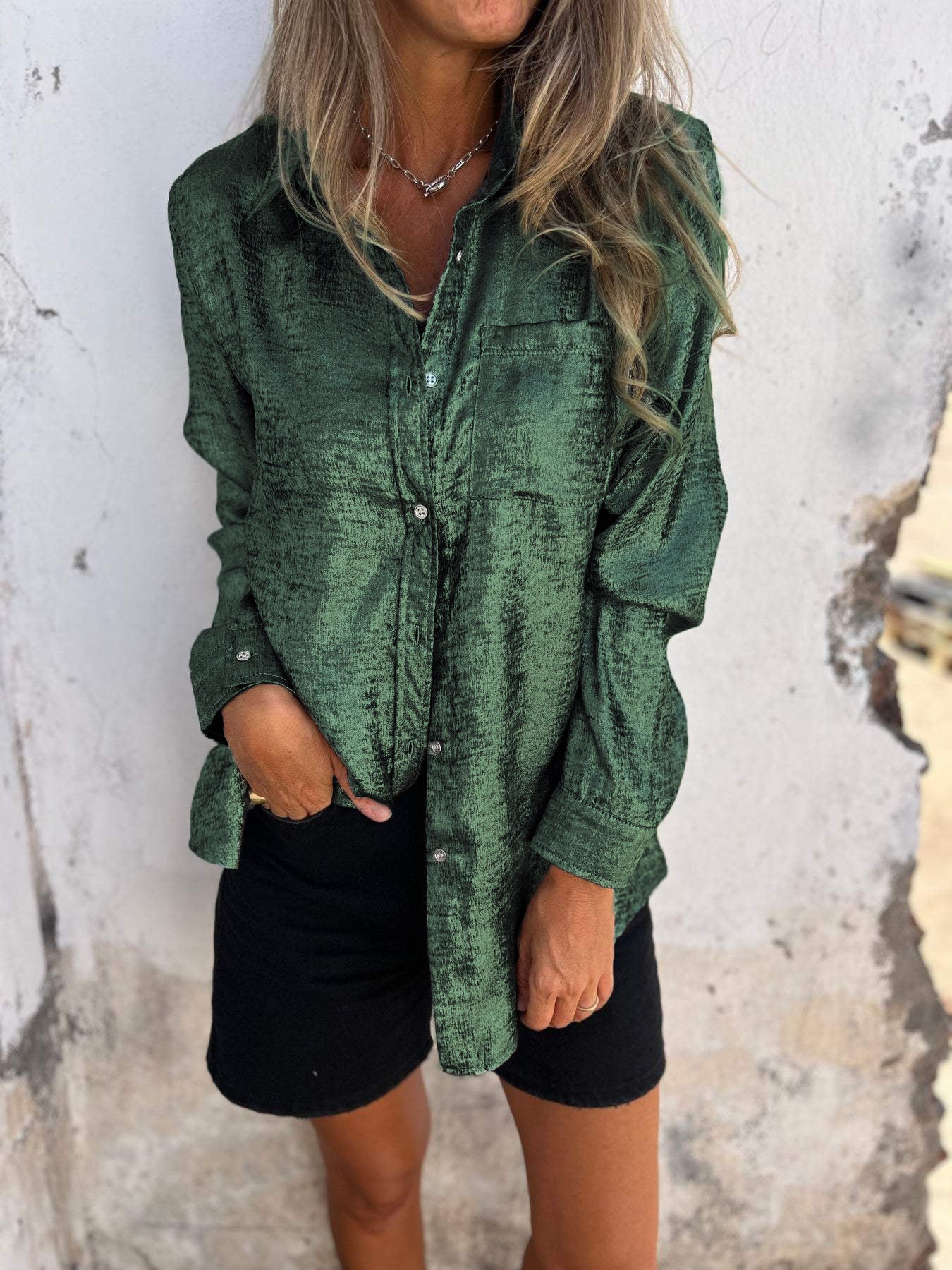 Chloeâ„?| Metallic Blouse
