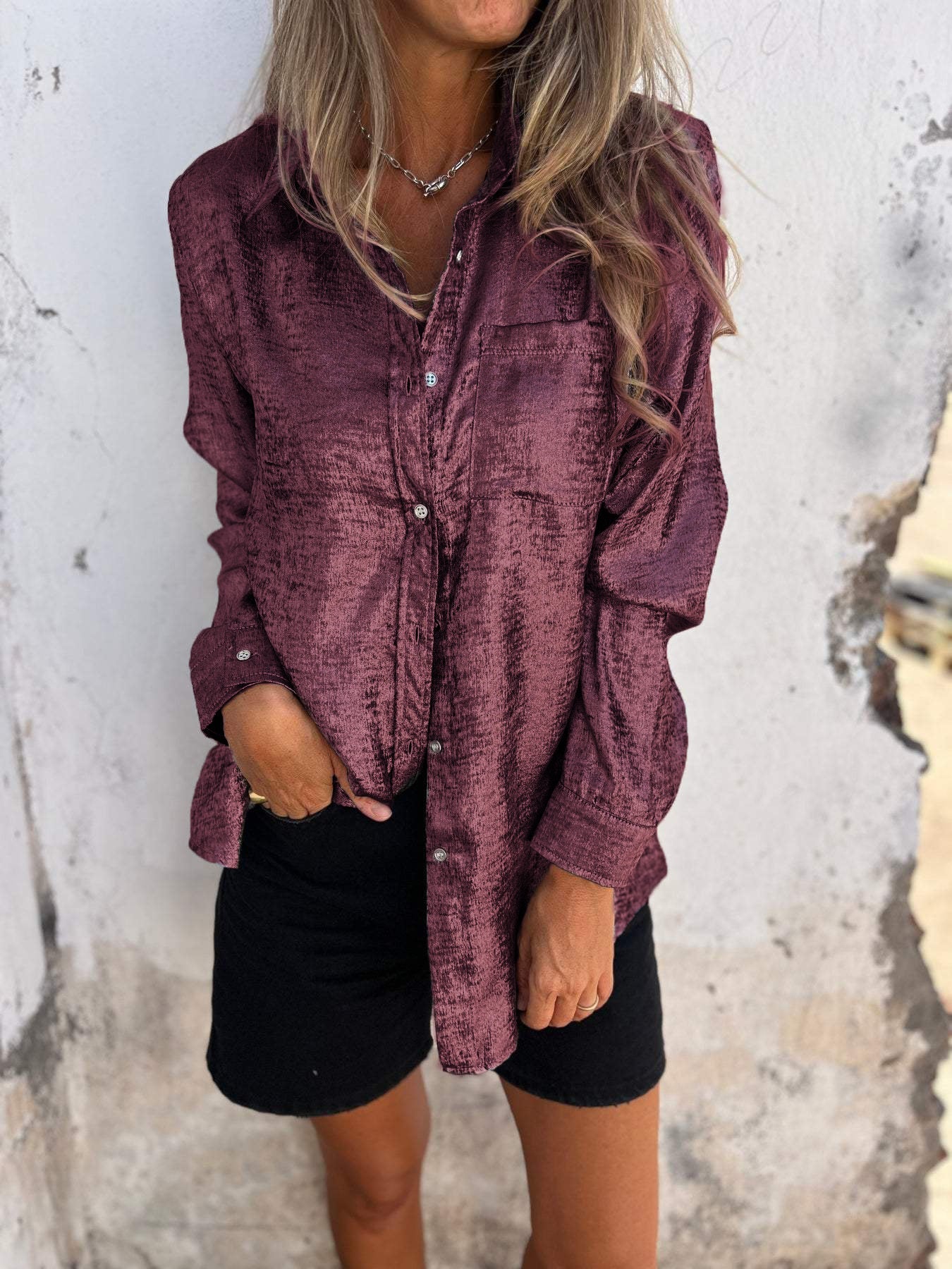 Chloeâ„?| Metallic Blouse