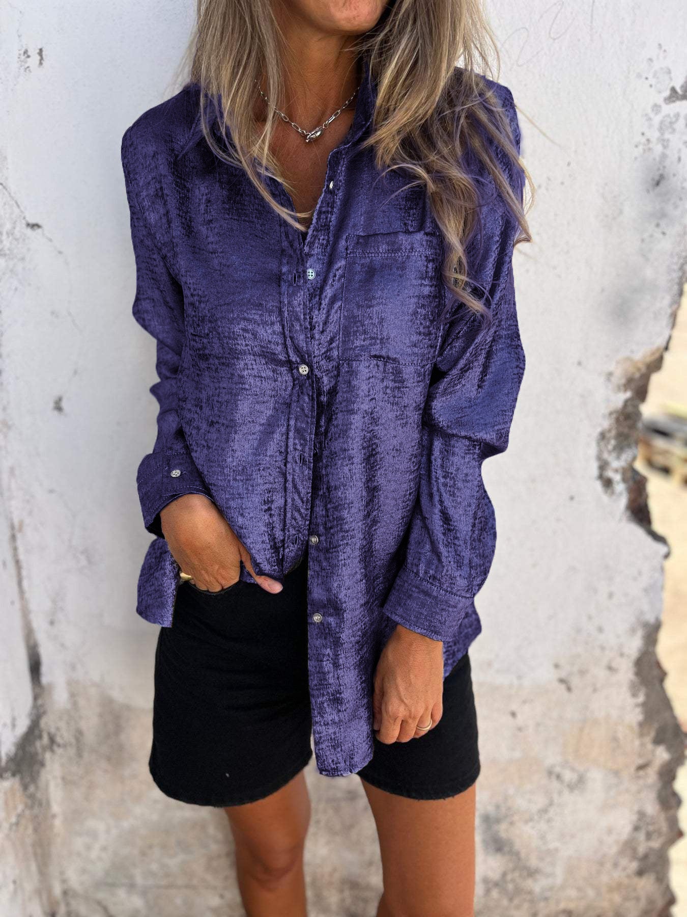 Chloeâ„?| Metallic Blouse