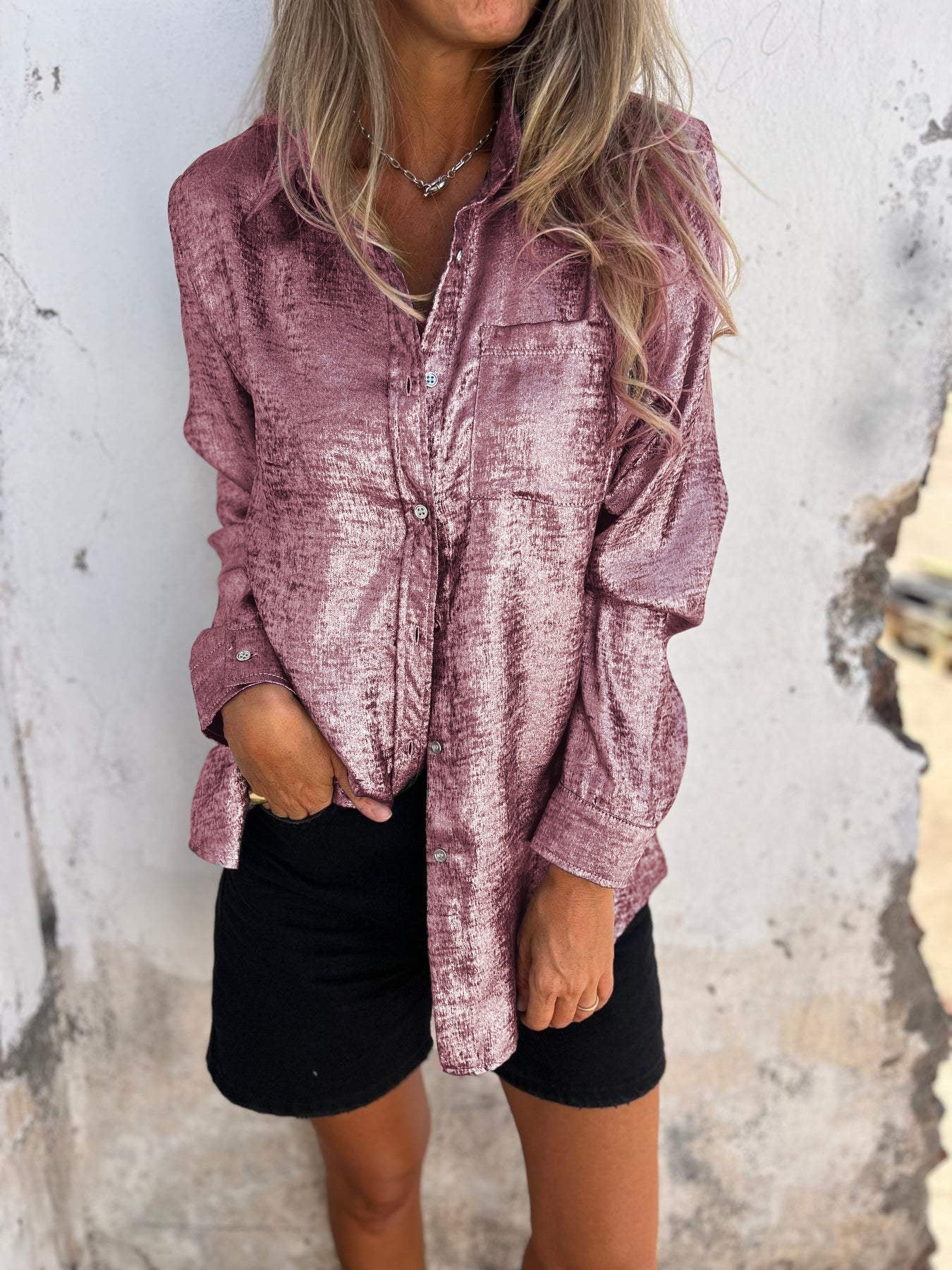 Chloeâ„?| Metallic Blouse