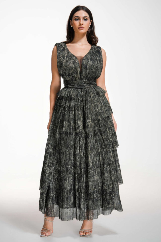 Asymmetric Blingy Dress