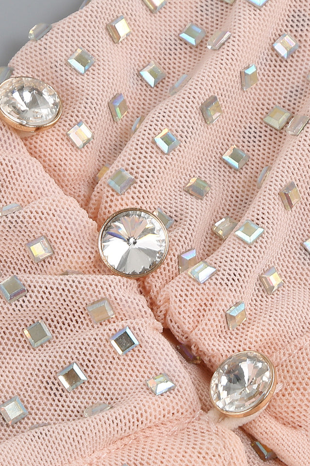 Crystal Nude Dress