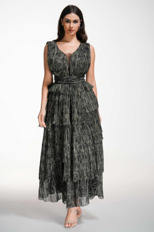 Asymmetric Blingy Dress
