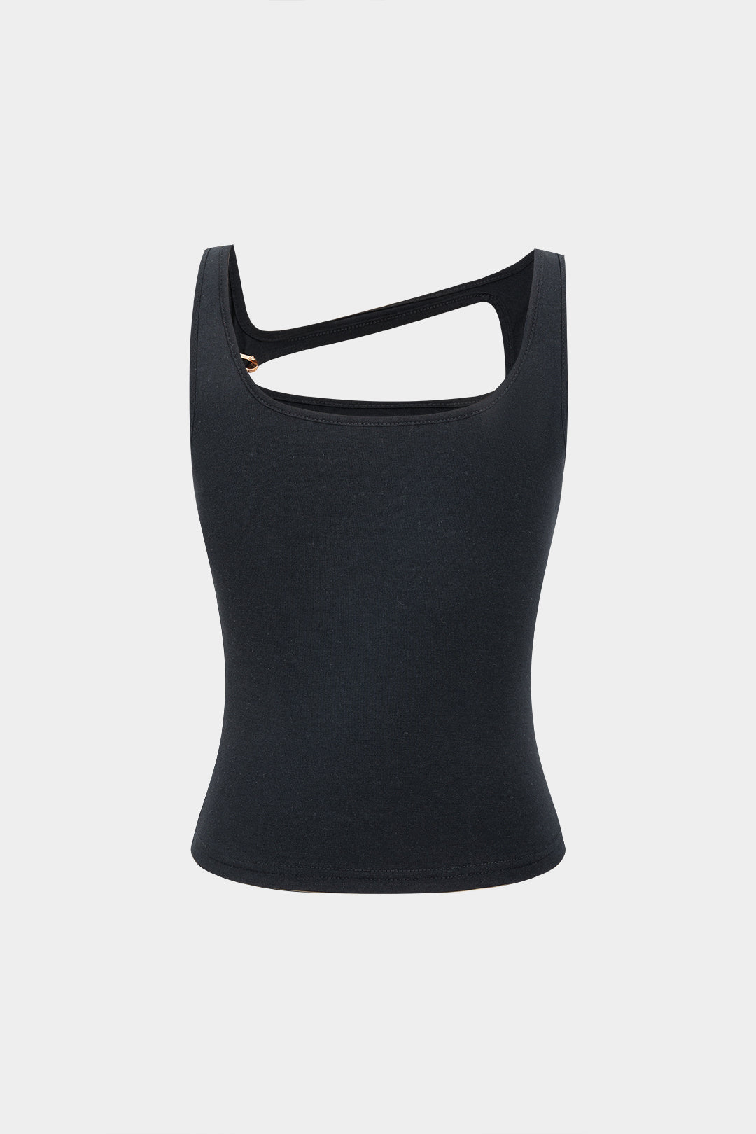 Asymmetrical Neckline Strap Slip Tank Top