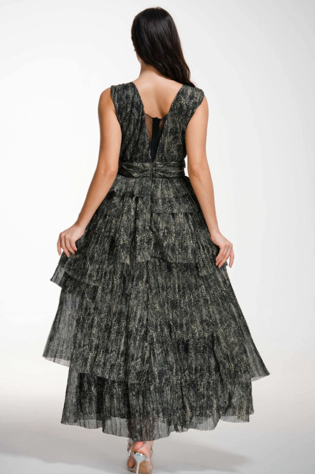 Asymmetric Blingy Dress