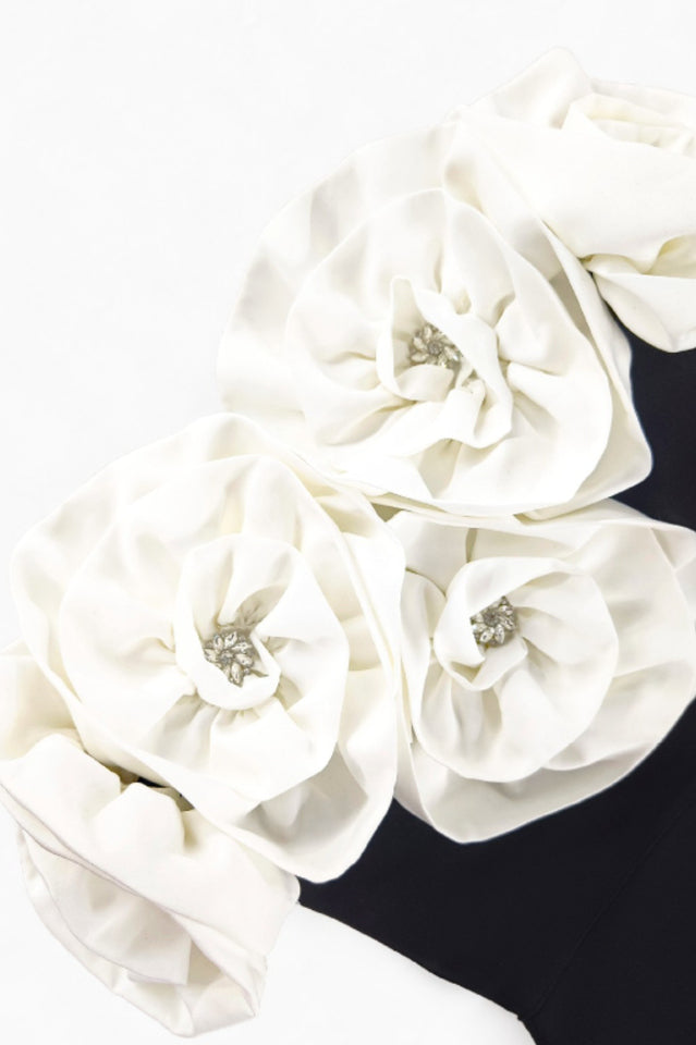 Solene Flower Bandage Dress
