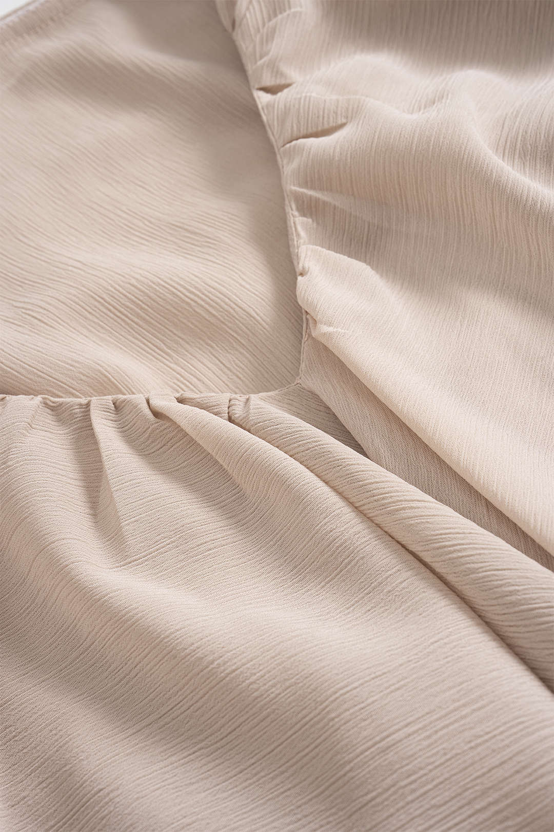Chiffon Ruffle Long-Sleeve Shirt