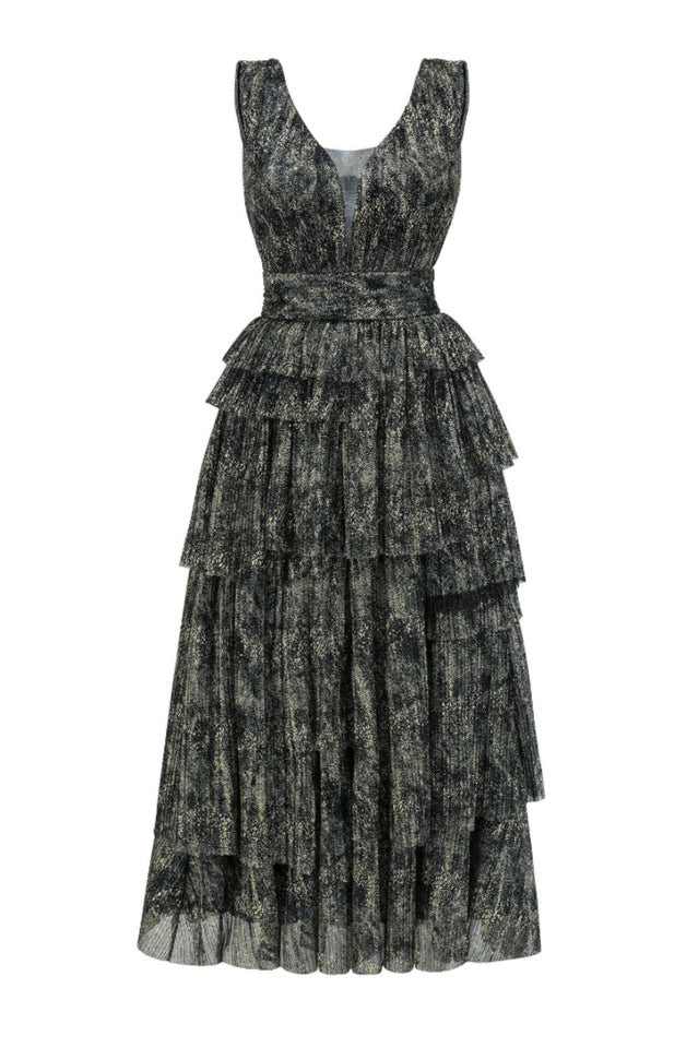 Asymmetric Blingy Dress