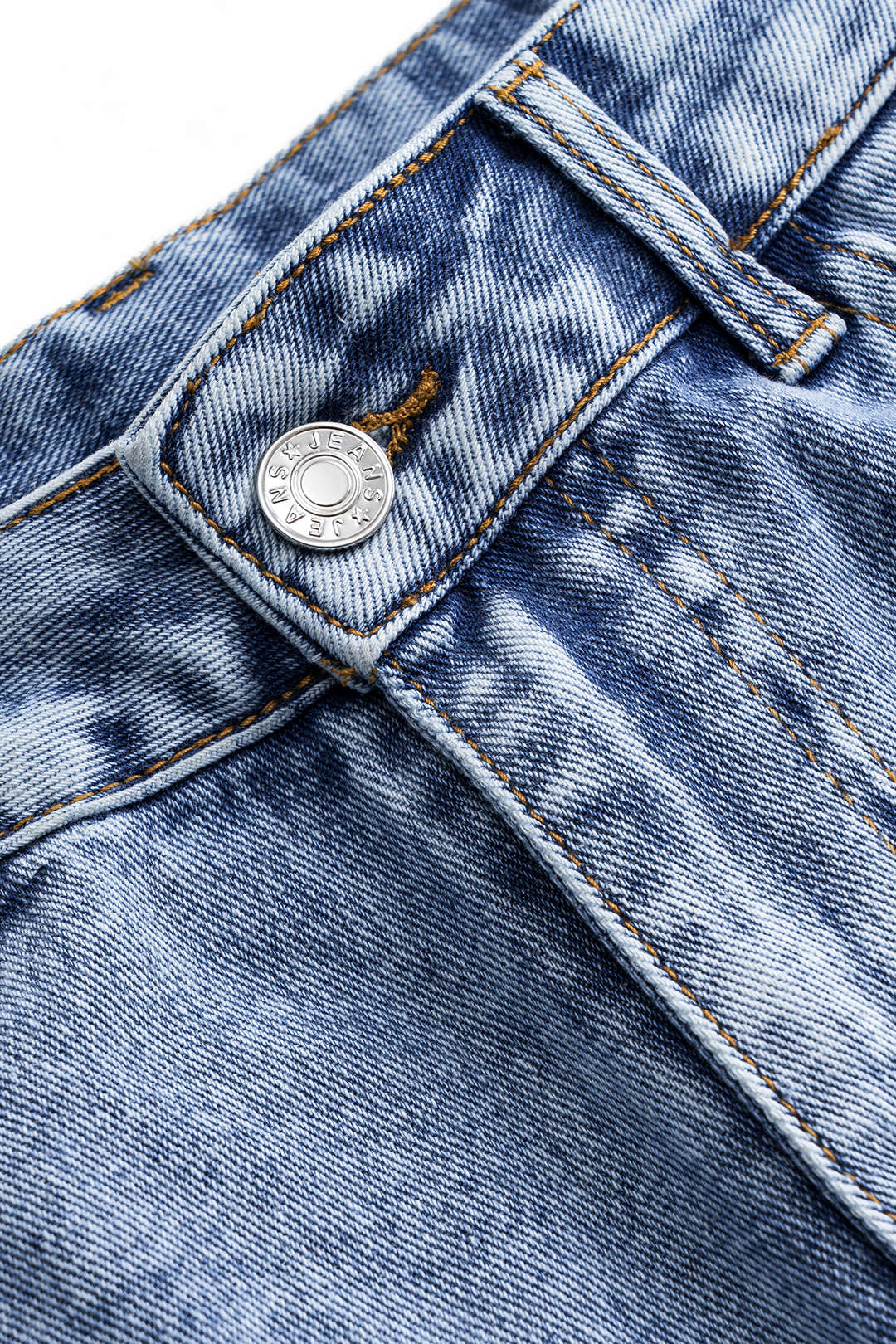 Denim Button Pocket Jorts