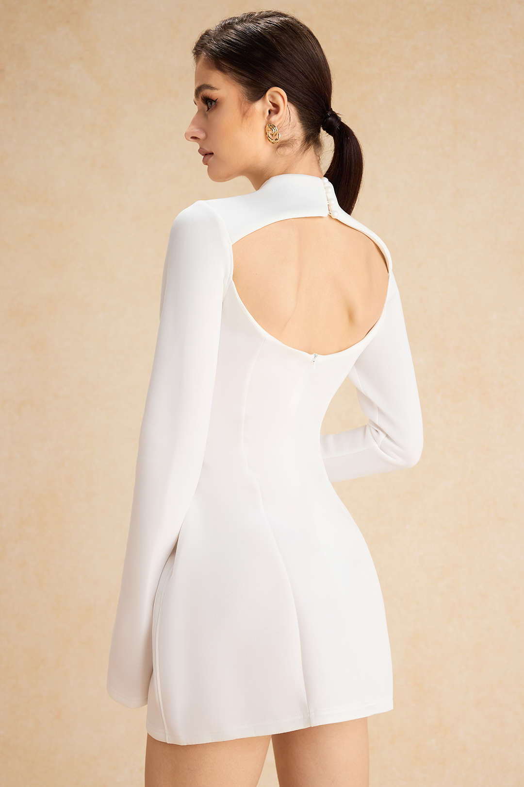 Backless Mini Dress