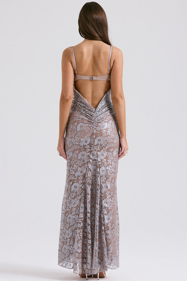 Azzurra Ice Blue Lace Dress