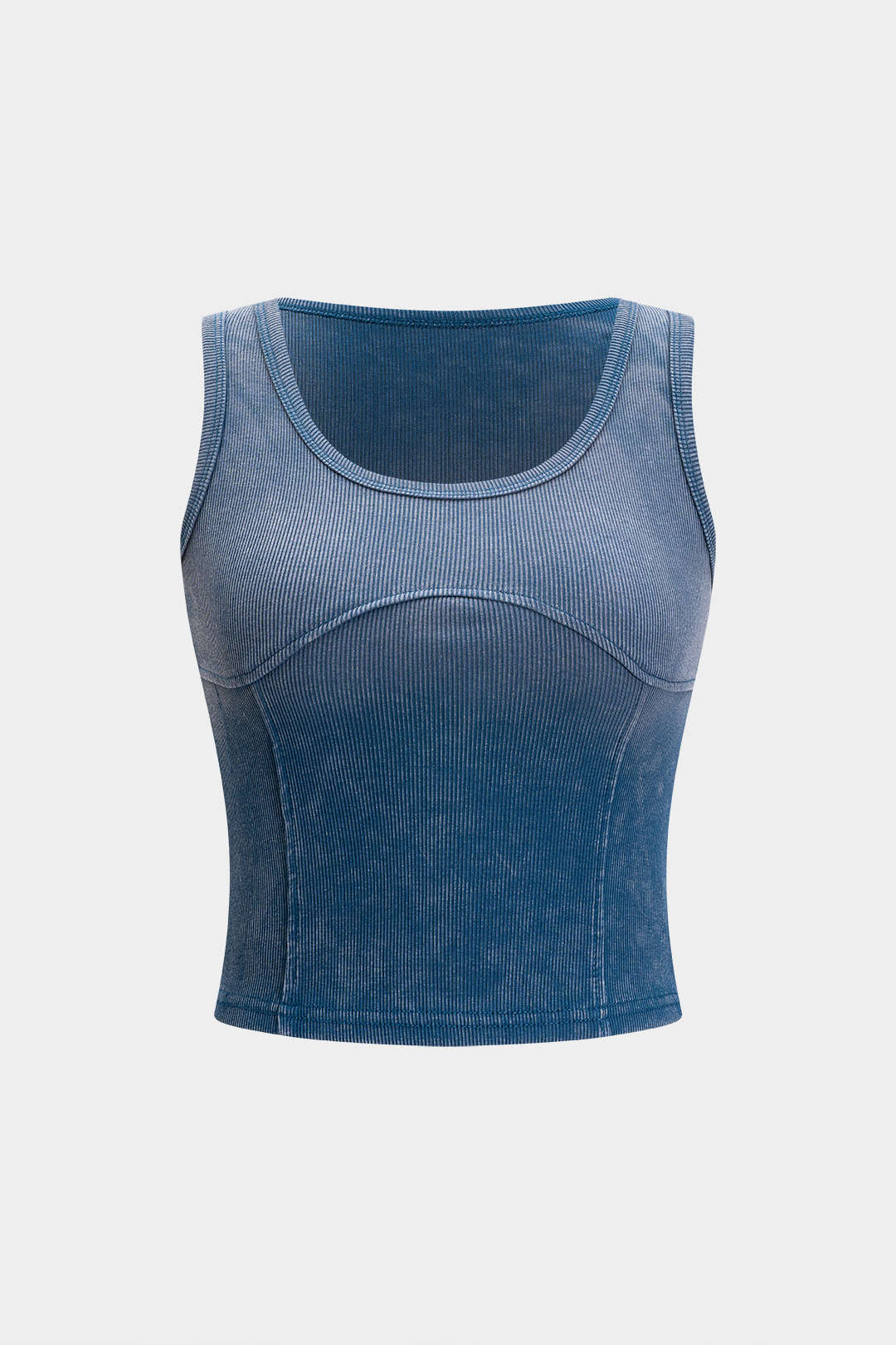 Ribbed Sleeveless Tank Top