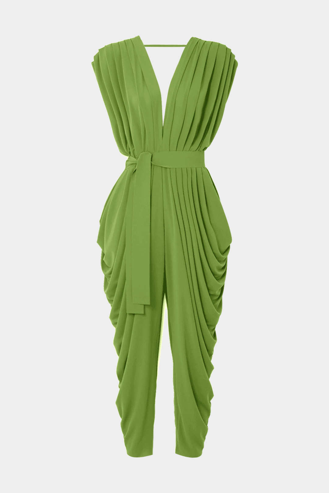 Sleeveless V-neck Jumpsuit