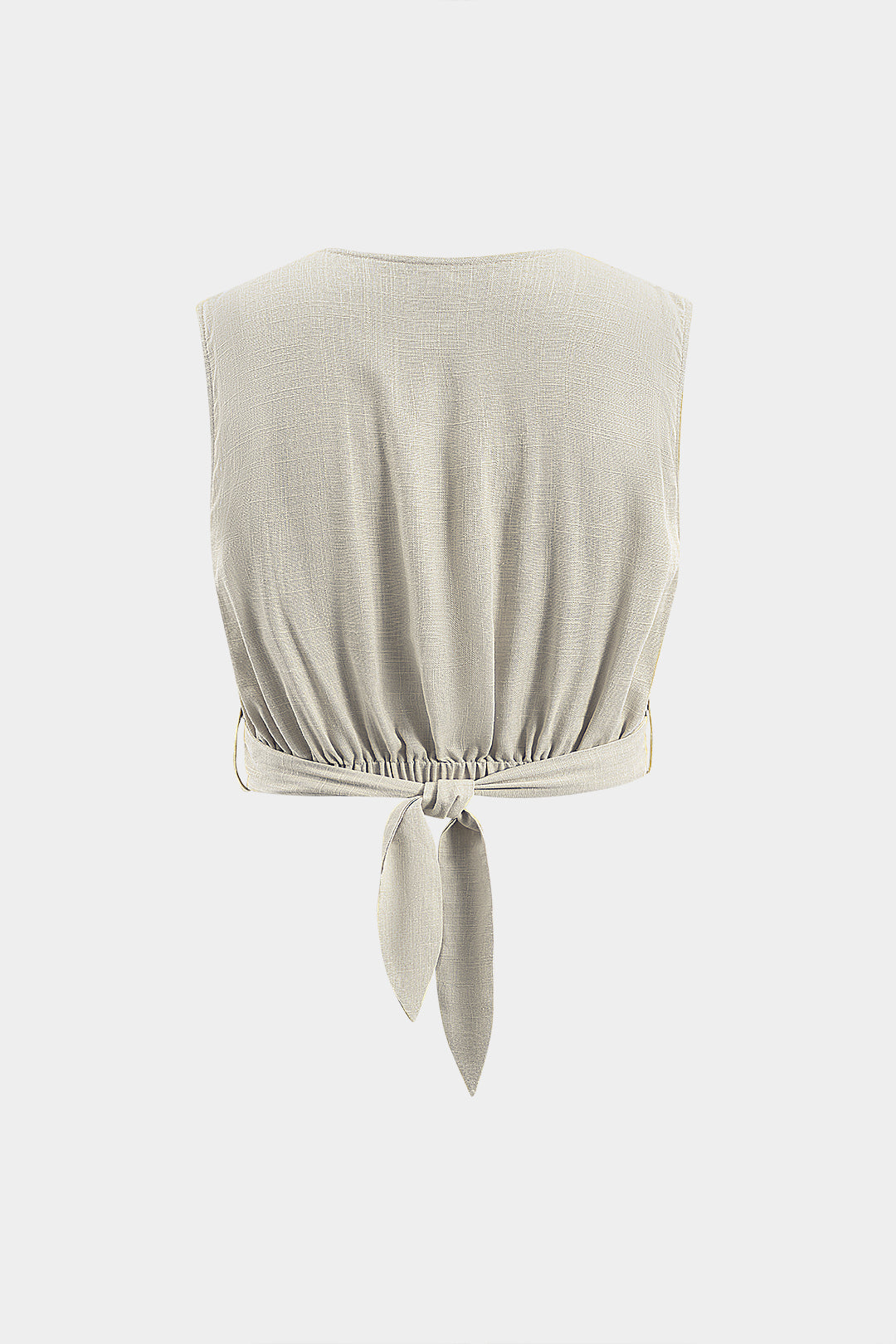 Twist Knot Tie-Up Tank Top