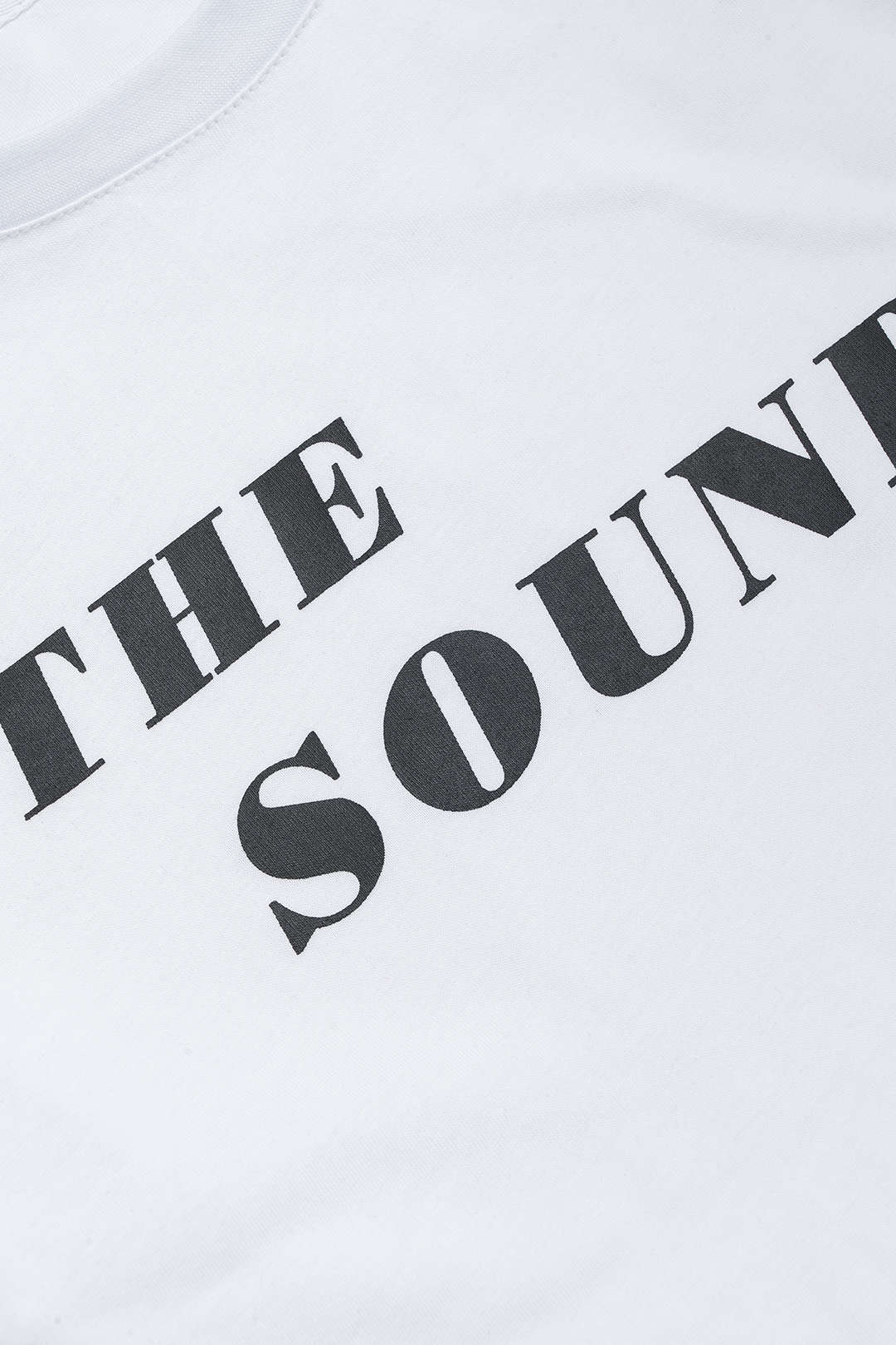 Letter Print Tie Front Round Neck T-Shirt