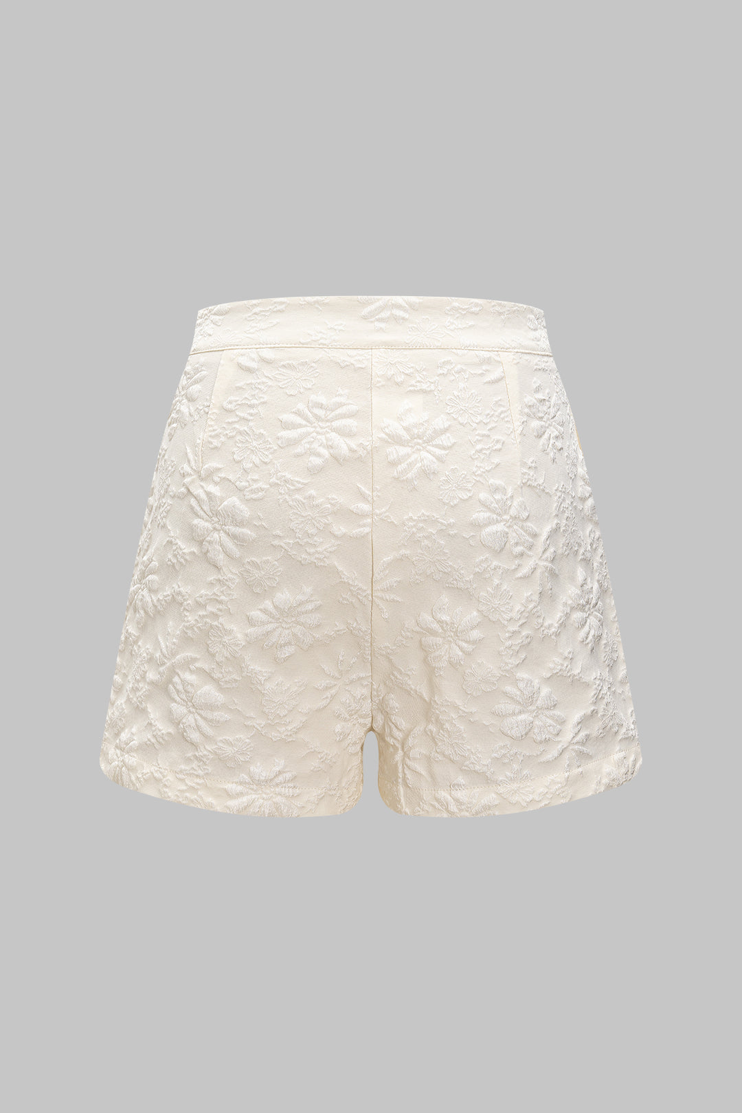 Jacquard High Waist Shorts
