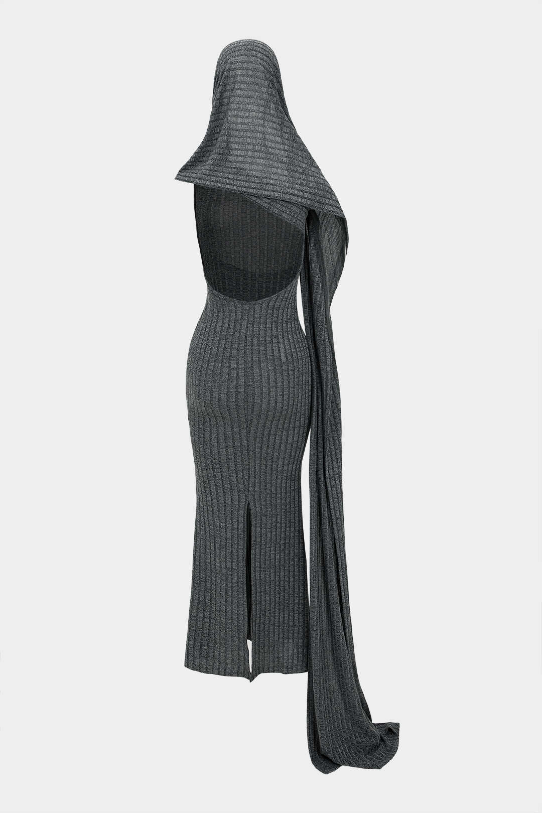 Backless Slit Maxi Dress