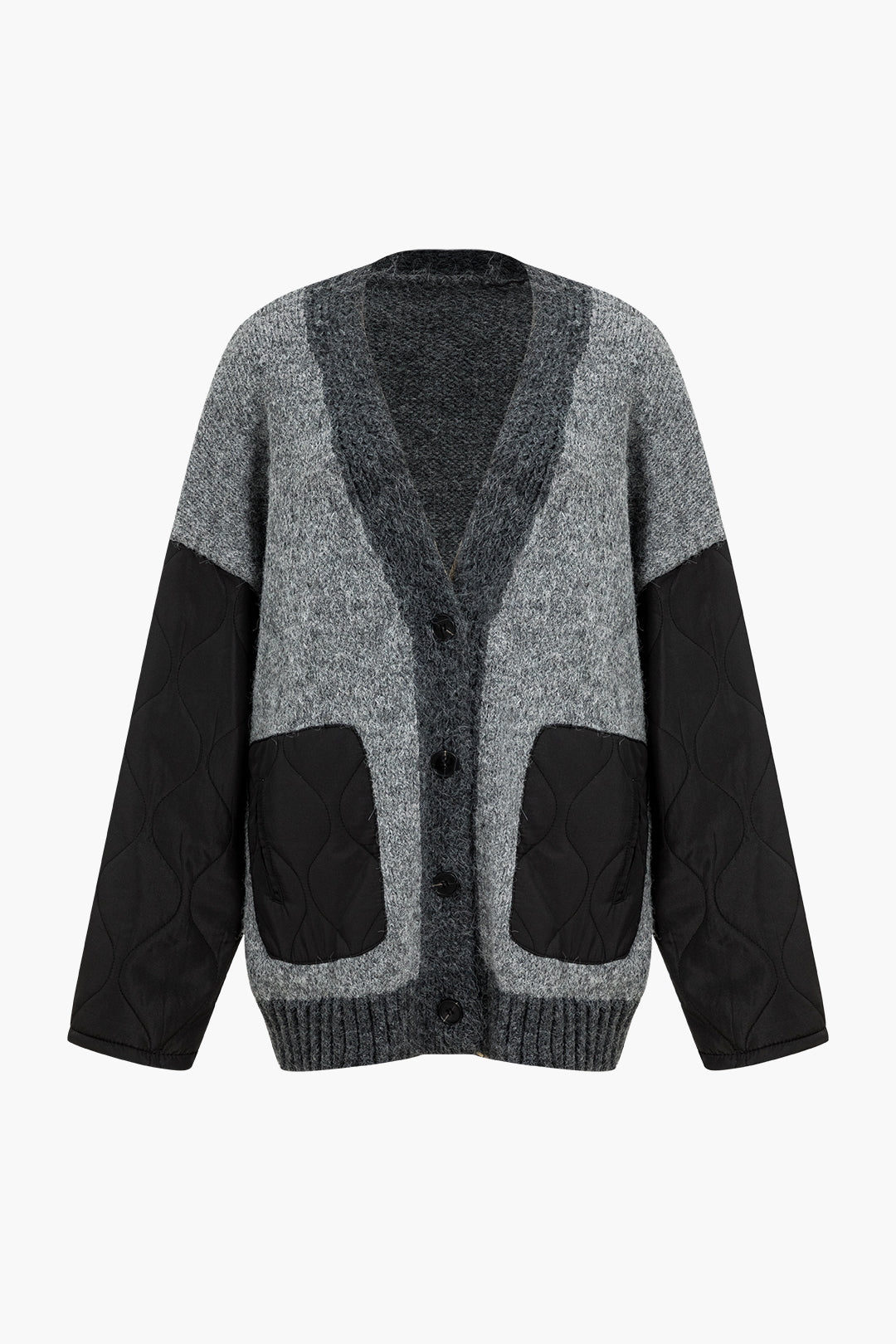 Knit Patchwork Jacket