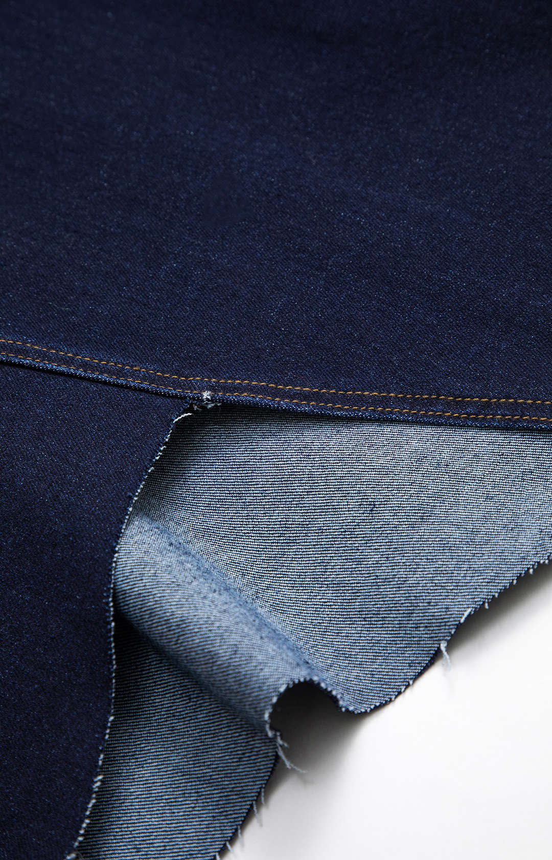 Denim Asymmetry Button Skirt
