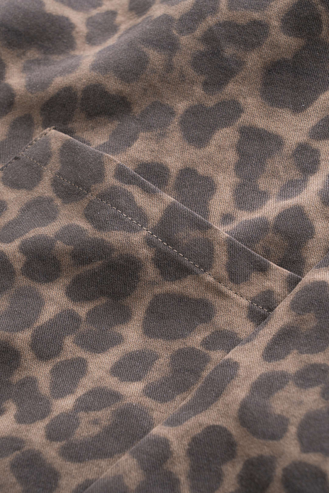 Leopard Print Wide Leg Pants