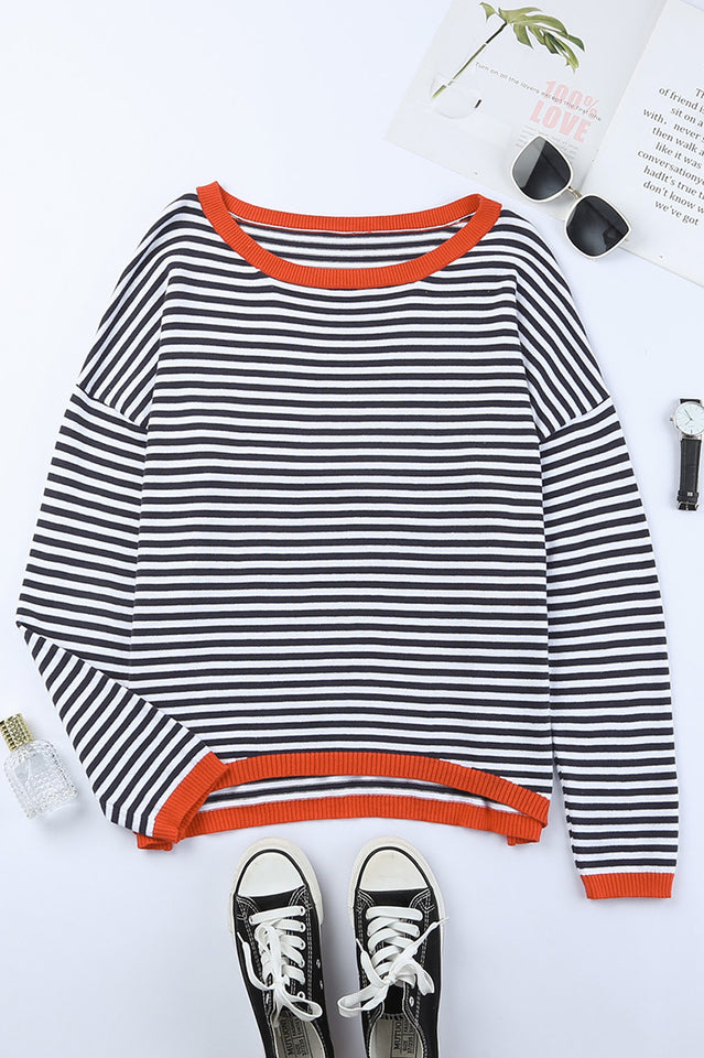 All Around The Way Striped Top