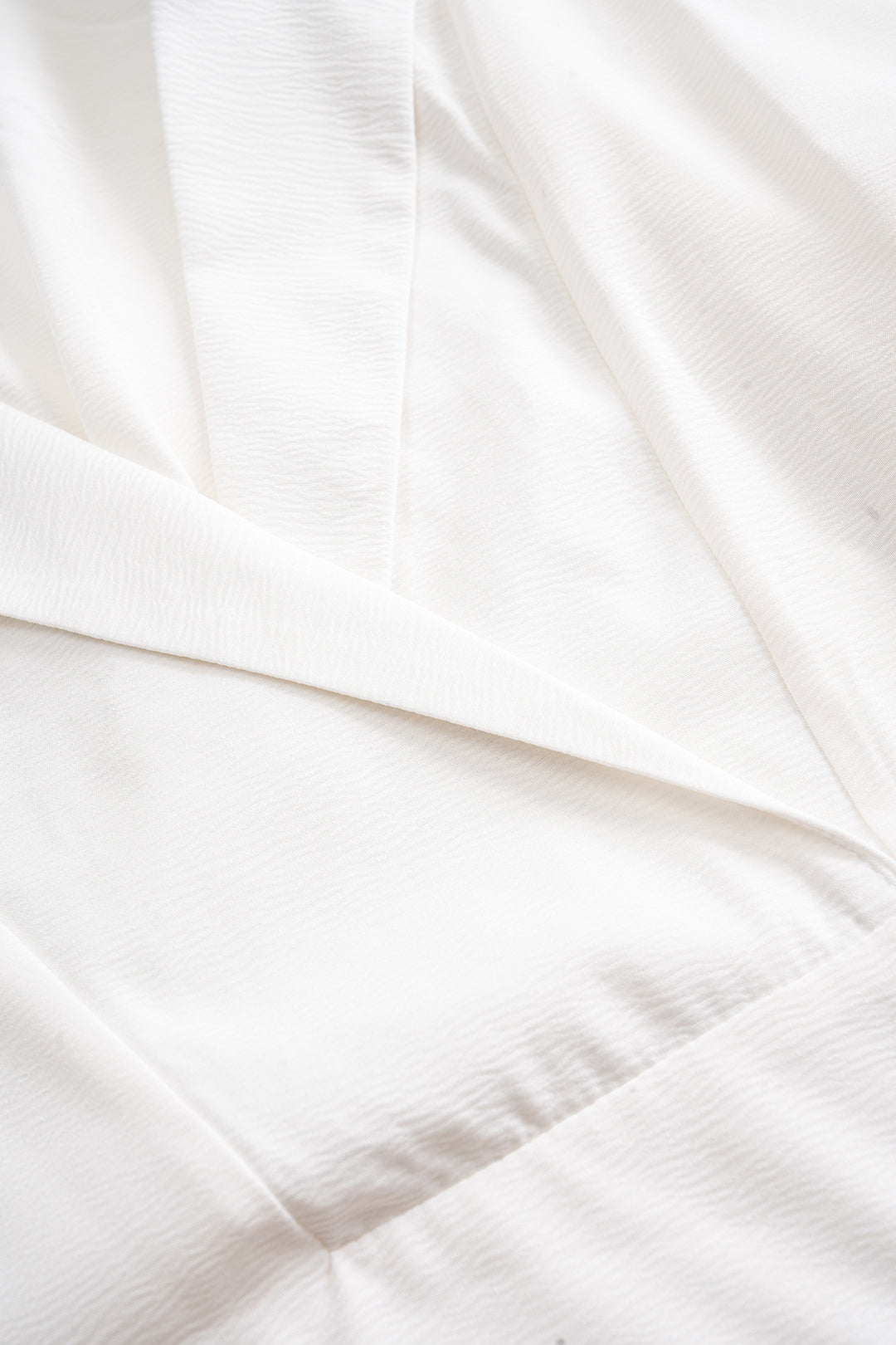 Solid Ruced Short-Sleeve Shirt