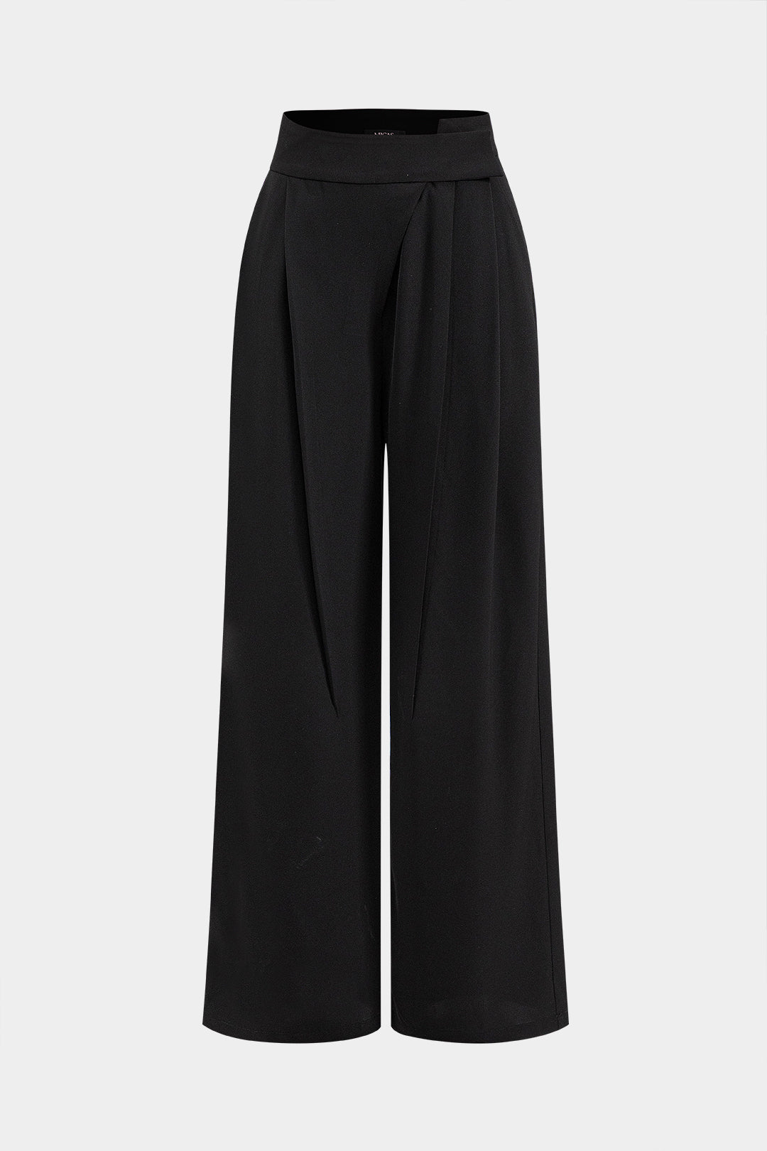 Twill Asymmetrical Trouser
