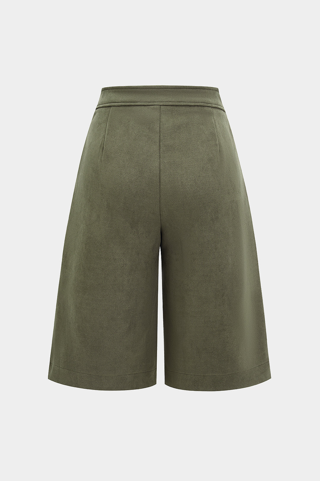 Texture Suede Velvet High Waist Shorts