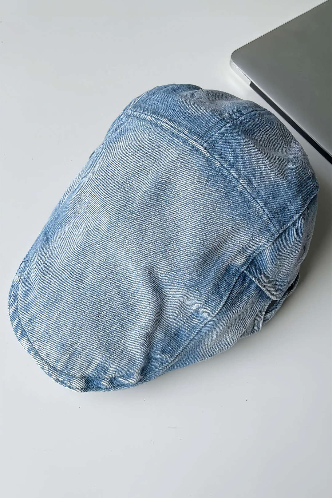 Denim Flat Cap